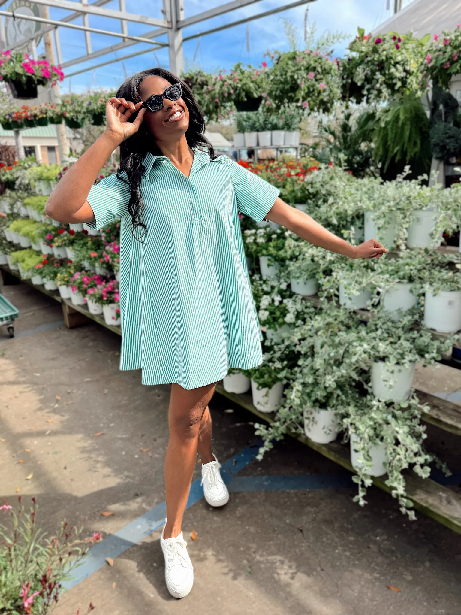 Daily Hustle Striped Mini Dress sold by Bella Rose boutique product image thumbnail 4