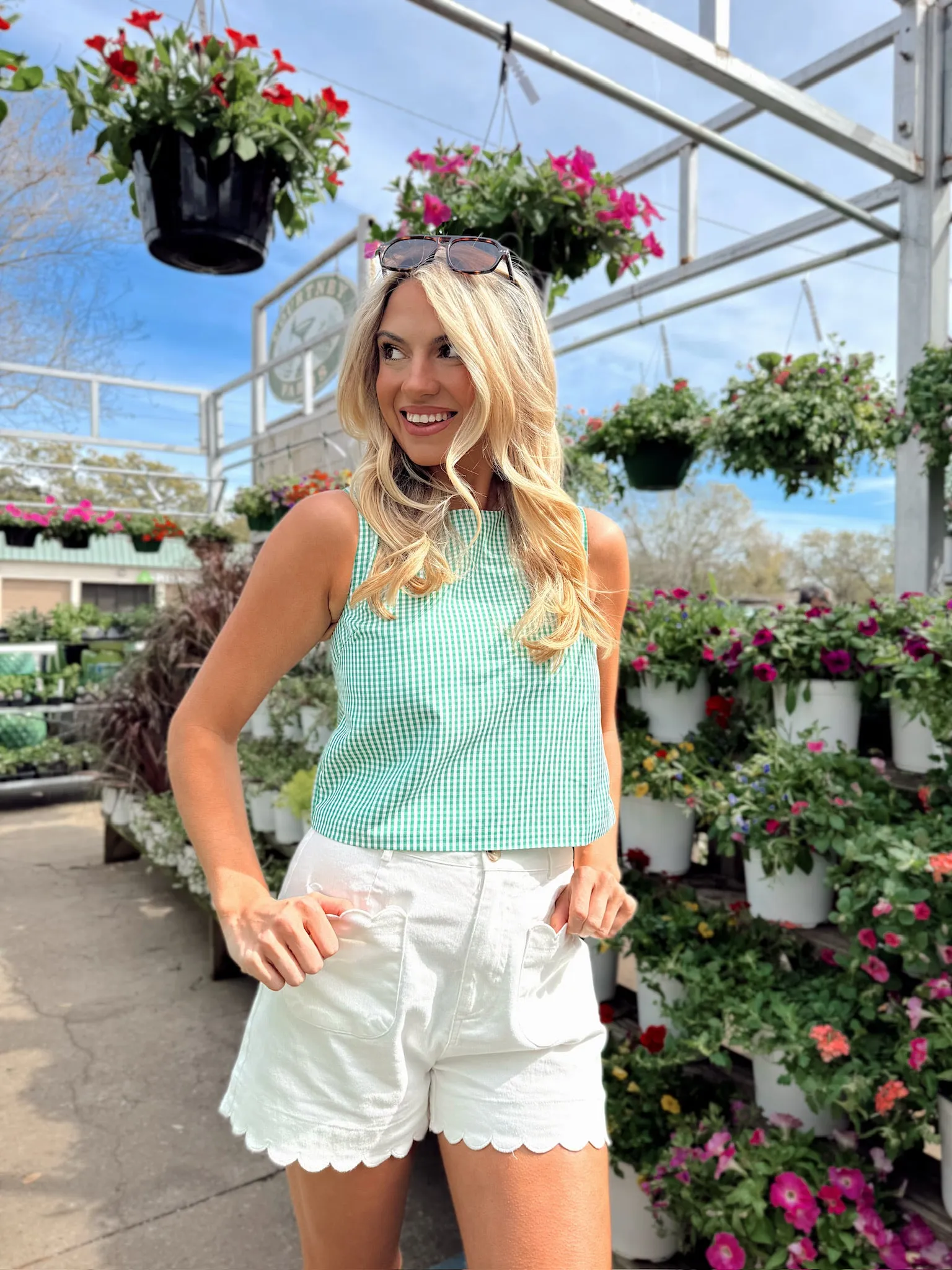 Striving To Shine Gingham Top sold by Bella Rose boutique product image thumbnail 3