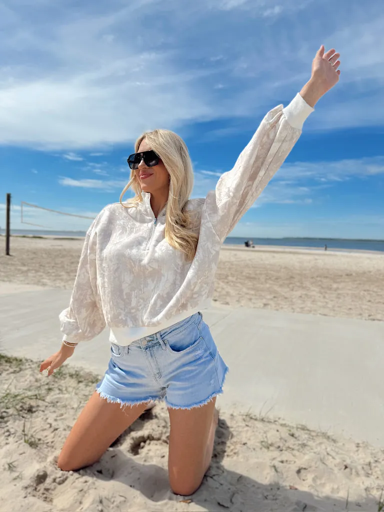 Kailee Quarter Zip Camo Pullover sold by Bella Rose boutique product image thumbnail 5