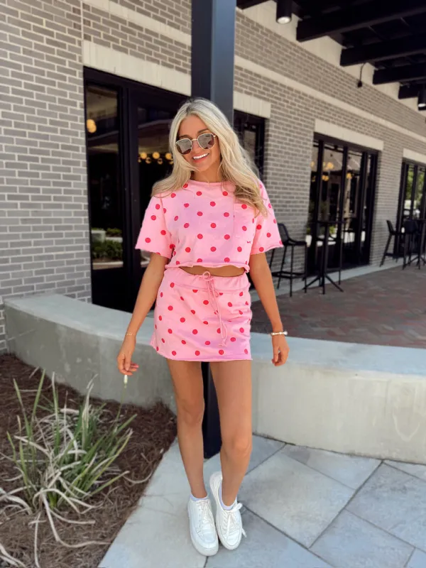 Soft Season Polka Dot Two-Piece Set made by Papermoon