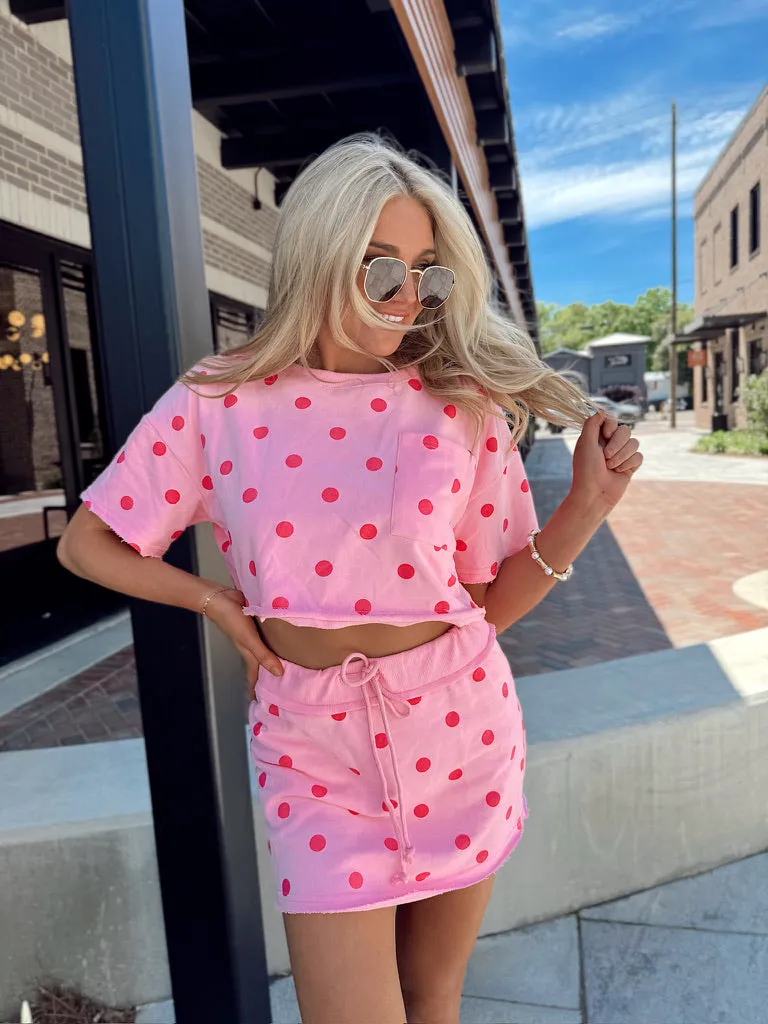 Soft Season Polka Dot Two-Piece Set sold by Bella Rose boutique product image thumbnail 5