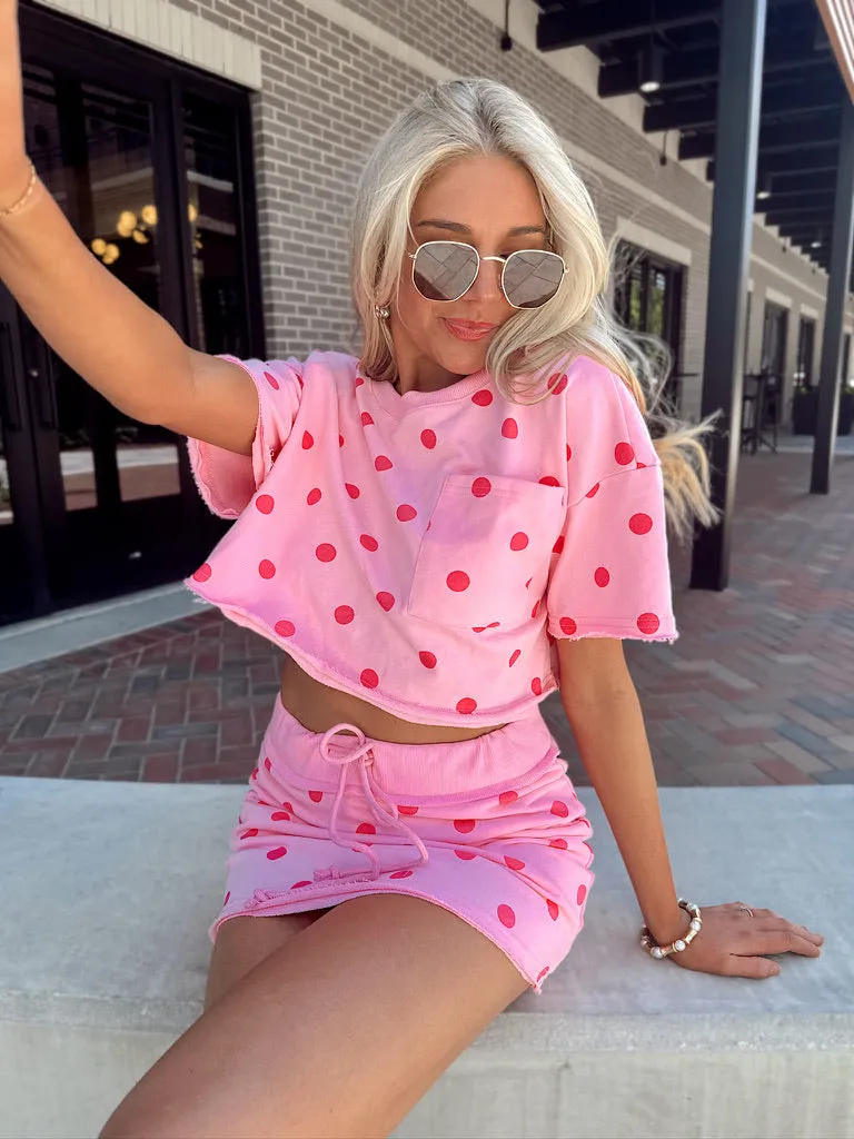 Soft Season Polka Dot Two-Piece Set sold by Bella Rose boutique product image thumbnail 4