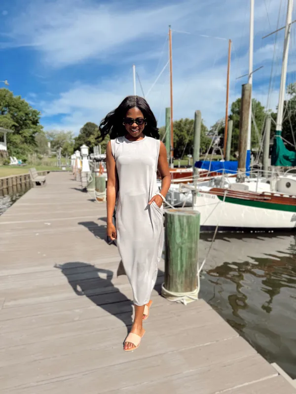 Morning Dew Maxi Dress made by Sunday Edition