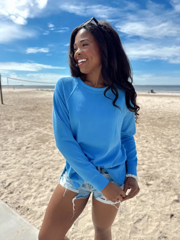Comfy Cutie Long Sleeve Top made by Bella Rose boutique