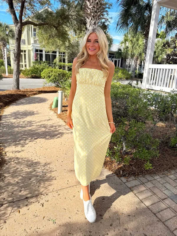 Lovely Little Details Midi Dress made by Sunday Edition