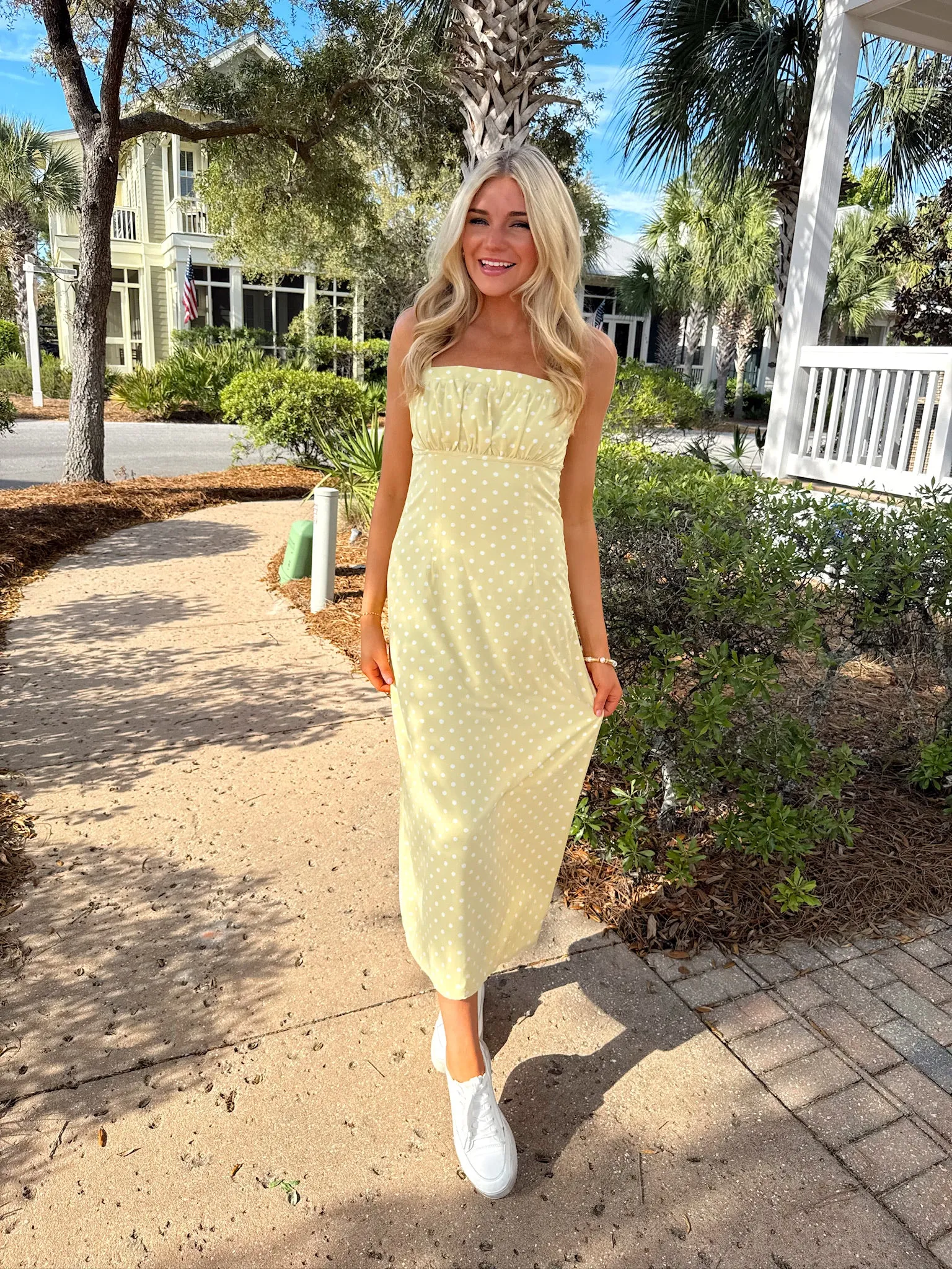 Lovely Little Details Midi Dress sold by Bella Rose boutique