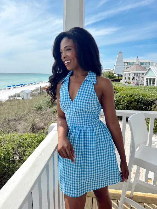 Pretty In Power Gingham Dress made by Storia