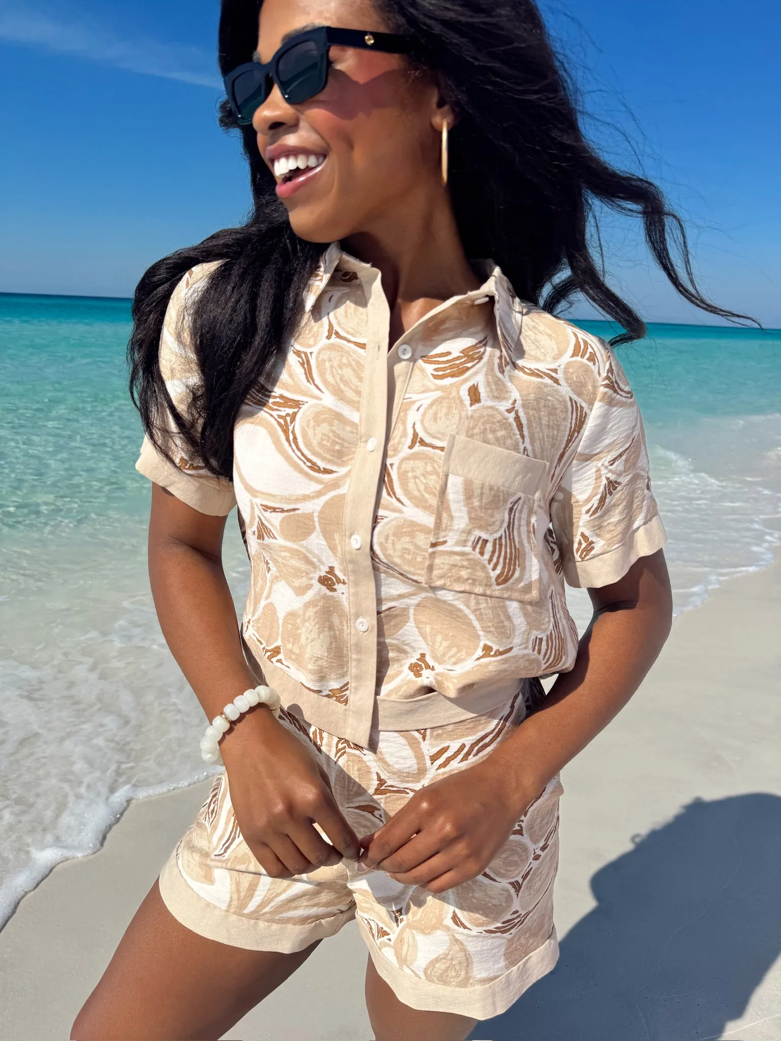 Tropical Oasis Two-Piece Set sold by Bella Rose boutique