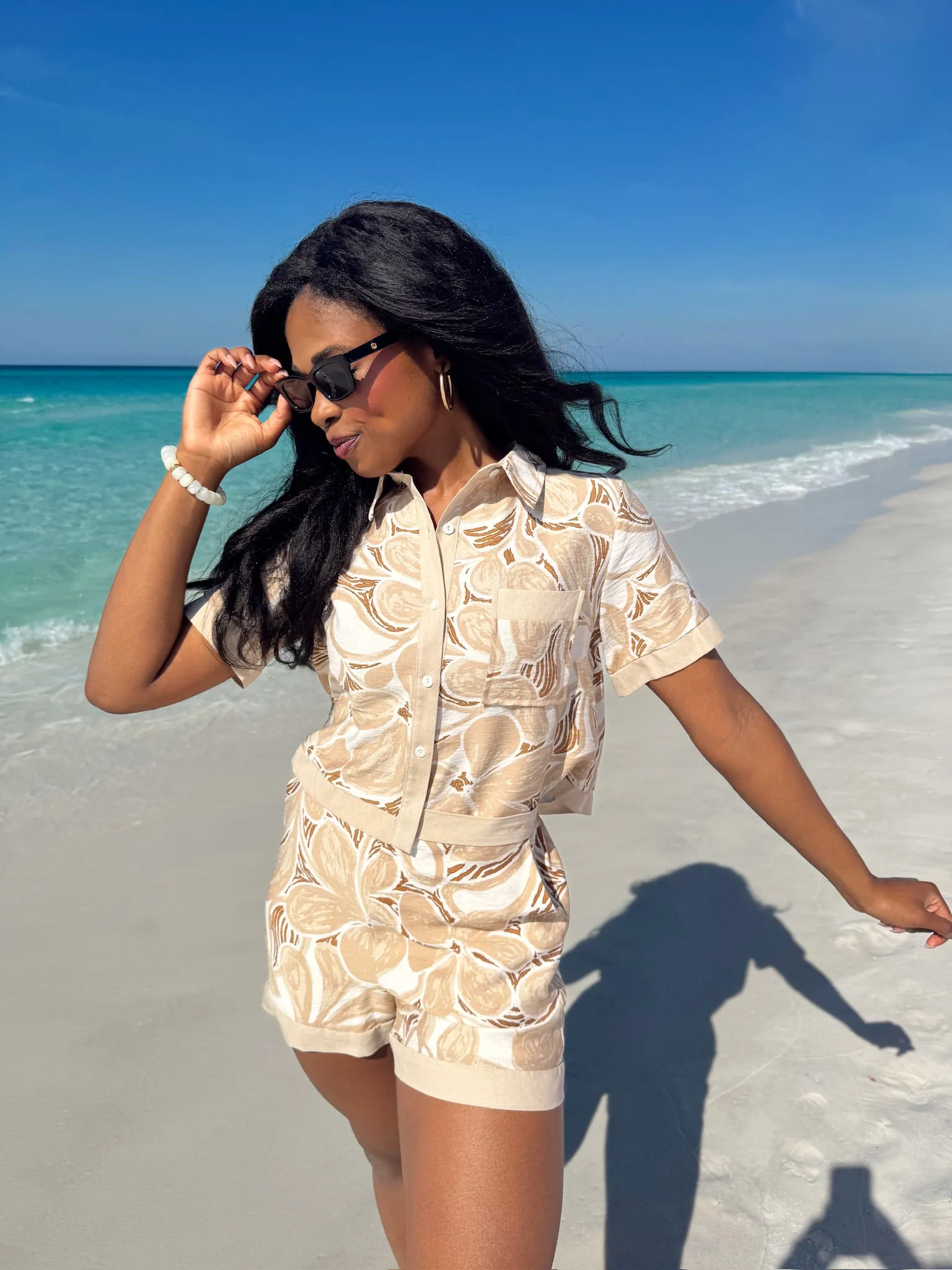 Tropical Oasis Two-Piece Set sold by Bella Rose boutique product image thumbnail 3