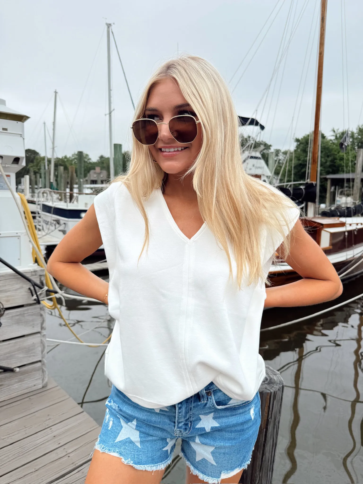 Sweet And Simple Top sold by Bella Rose boutique