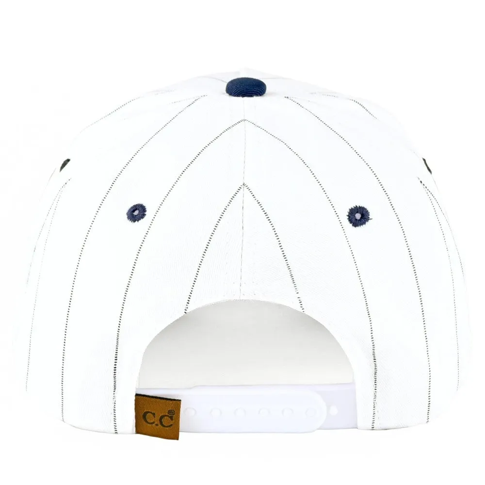 Pin Stripe Homerun Hat sold by Bella Rose boutique product image thumbnail 3