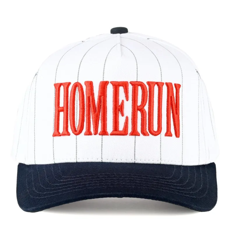 Pin Stripe Homerun Hat made by Bella Rose boutique