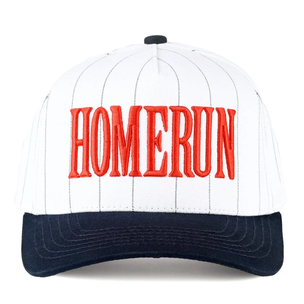 Pin Stripe Homerun Hat sold by Bella Rose boutique