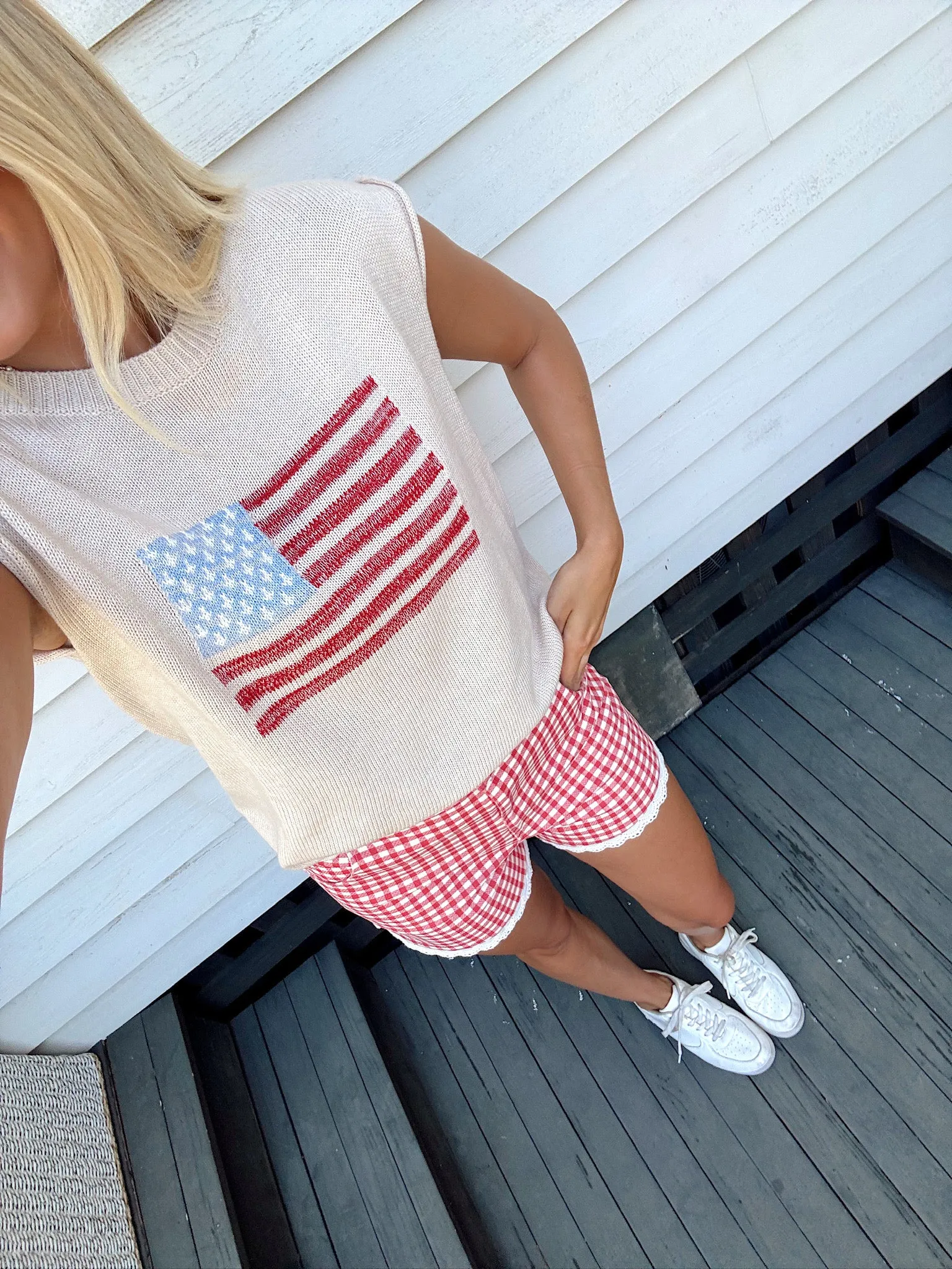 Paint The Town Gingham Shorts sold by Bella Rose boutique