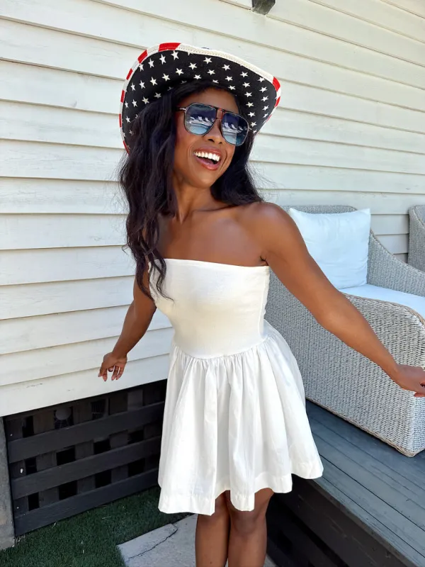 Heartbreaker Energy Strapless Mini Dress made by HYFVE