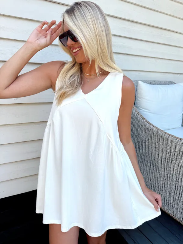 Casual Icon Sleeveless Mini Dress made by Papermoon