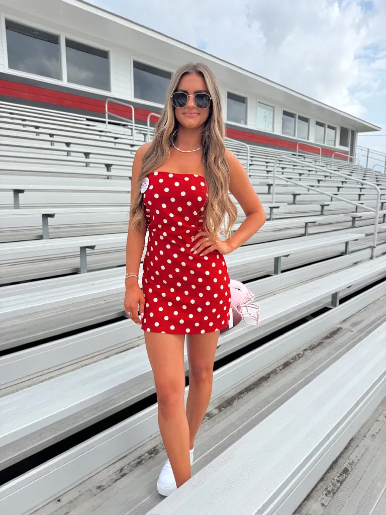 Jules Polka Dot Mini Dress sold by Bella Rose boutique product image thumbnail 5