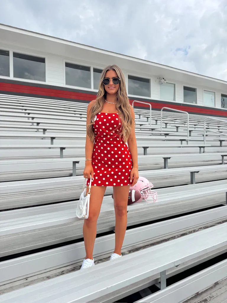 Jules Polka Dot Mini Dress sold by Bella Rose boutique product image thumbnail 4