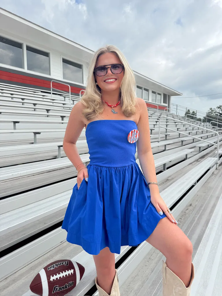 Heartbreaker Energy Strapless Mini Dress sold by Bella Rose boutique product image thumbnail 4
