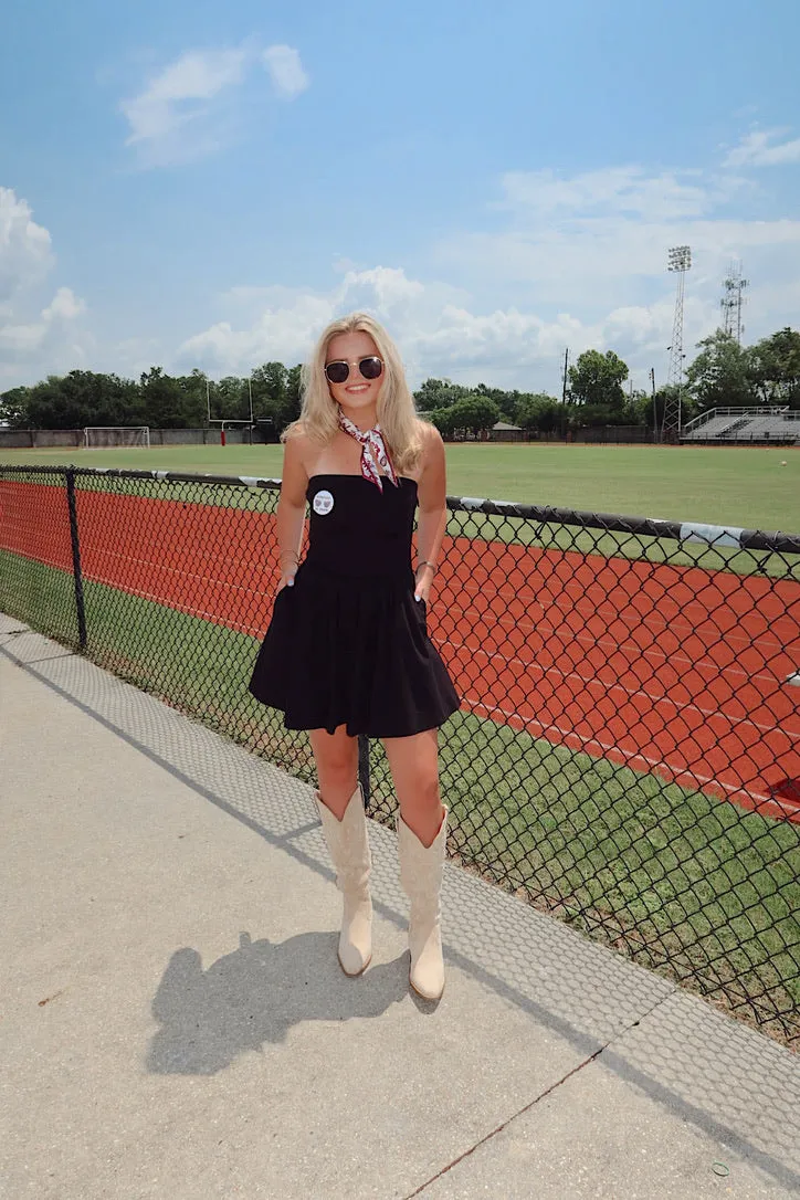 Heartbreaker Energy Strapless Mini Dress sold by Bella Rose boutique product image thumbnail 3