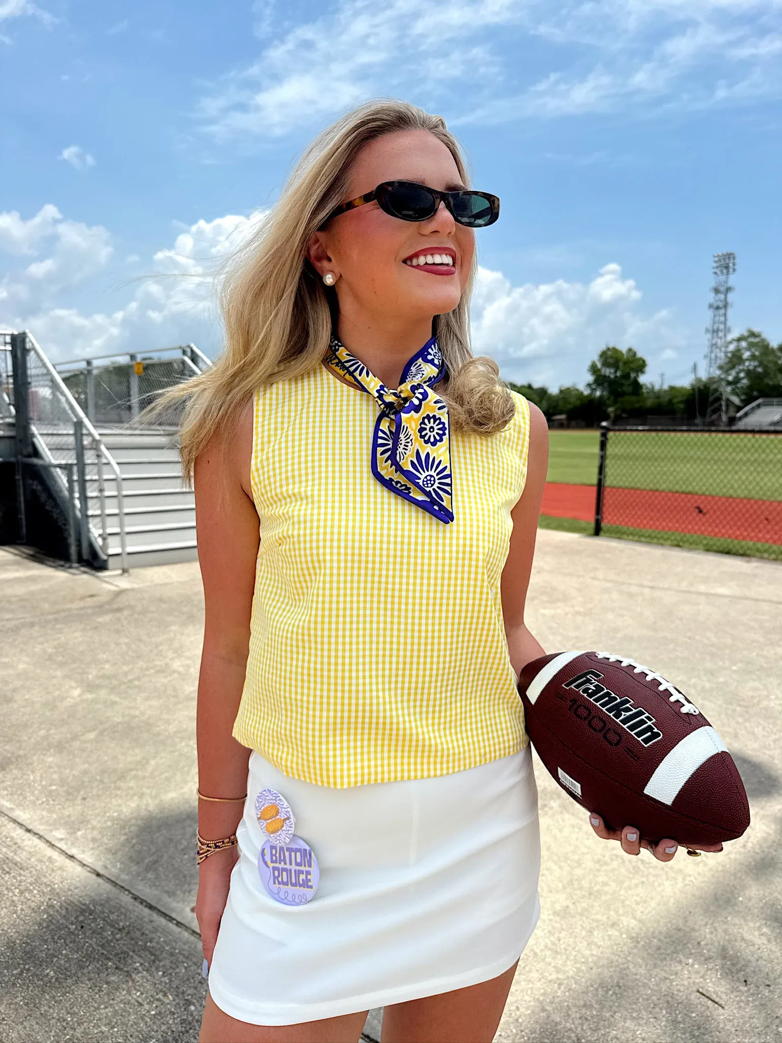 Purely Essential Gingham Top sold by Bella Rose boutique product image thumbnail 3