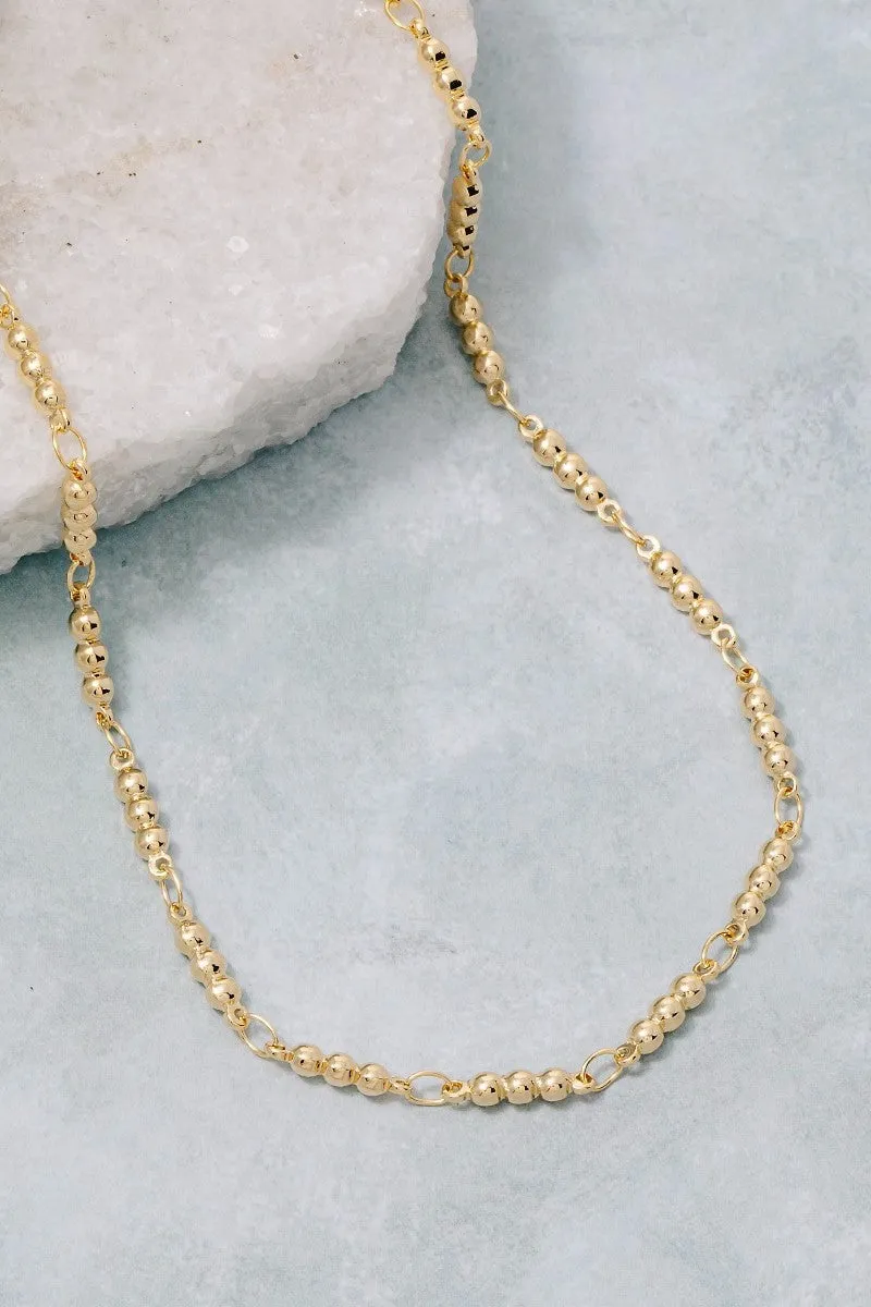 Ball Beaded Chain Necklace sold by Bella Rose boutique product image thumbnail 2