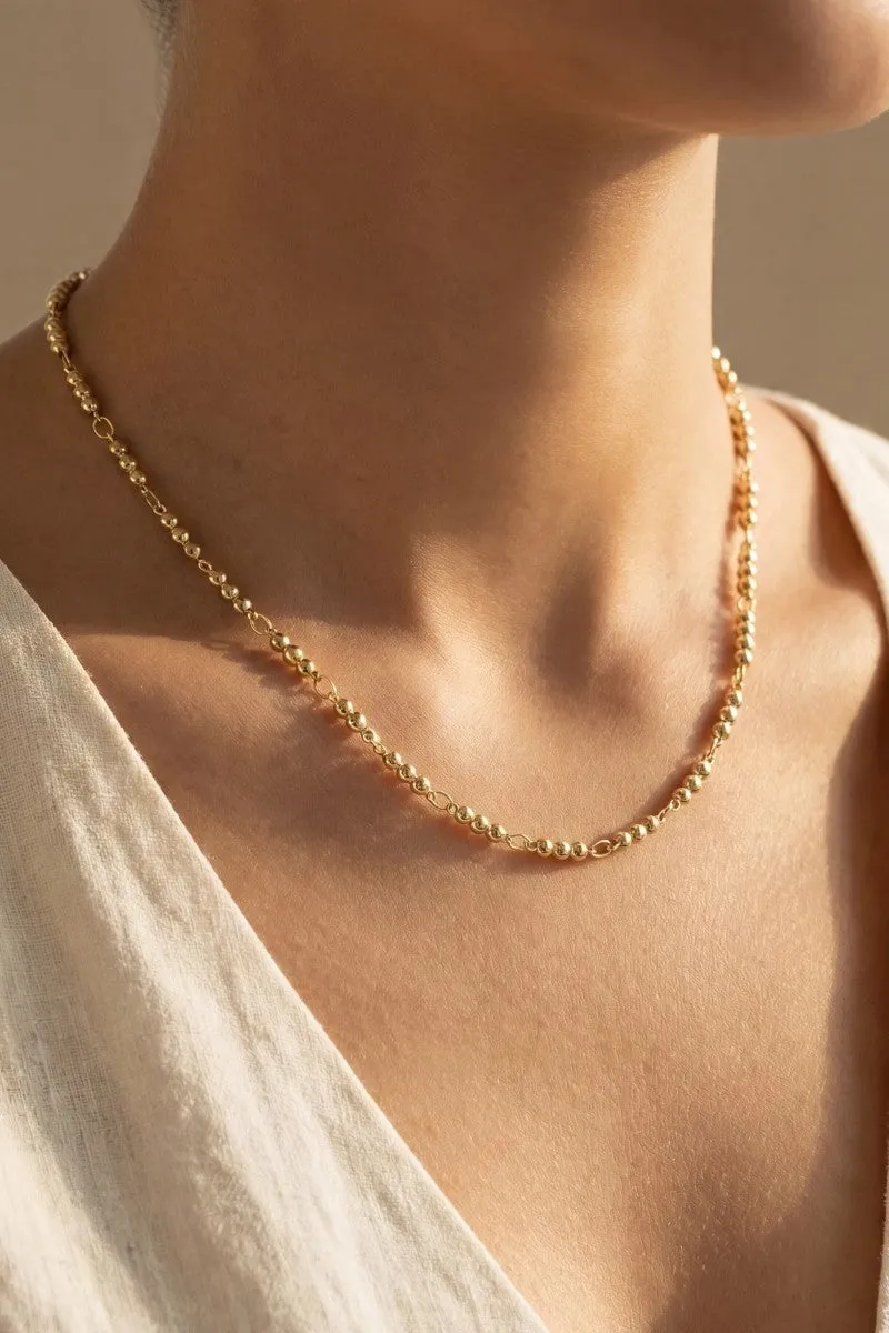 Ball Beaded Chain Necklace sold by Bella Rose boutique