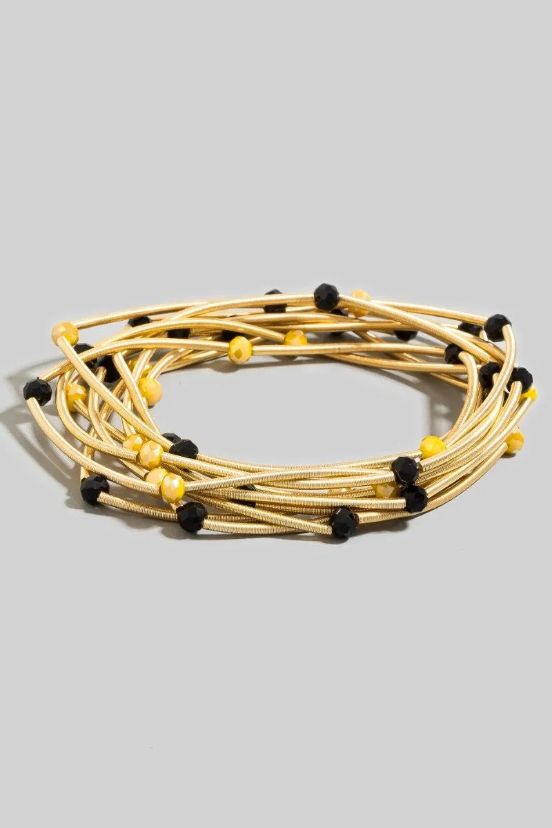 Game Day Stretch Bracelet Set sold by Bella Rose boutique