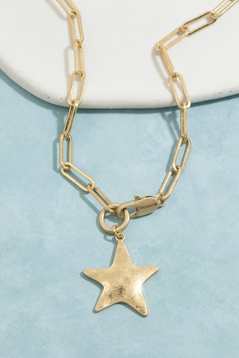 Star Pendant Chain Necklace sold by Bella Rose boutique product image thumbnail 2