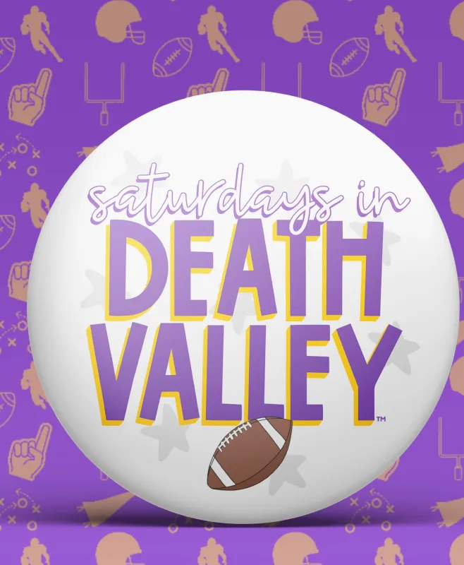 Saturdays In Death Valley Gameday Button made by Bella Rose boutique
