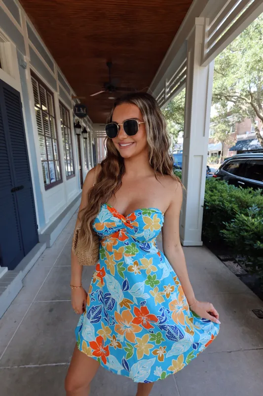 Sirena Strapless Mini Dress made by ILLA ILLA