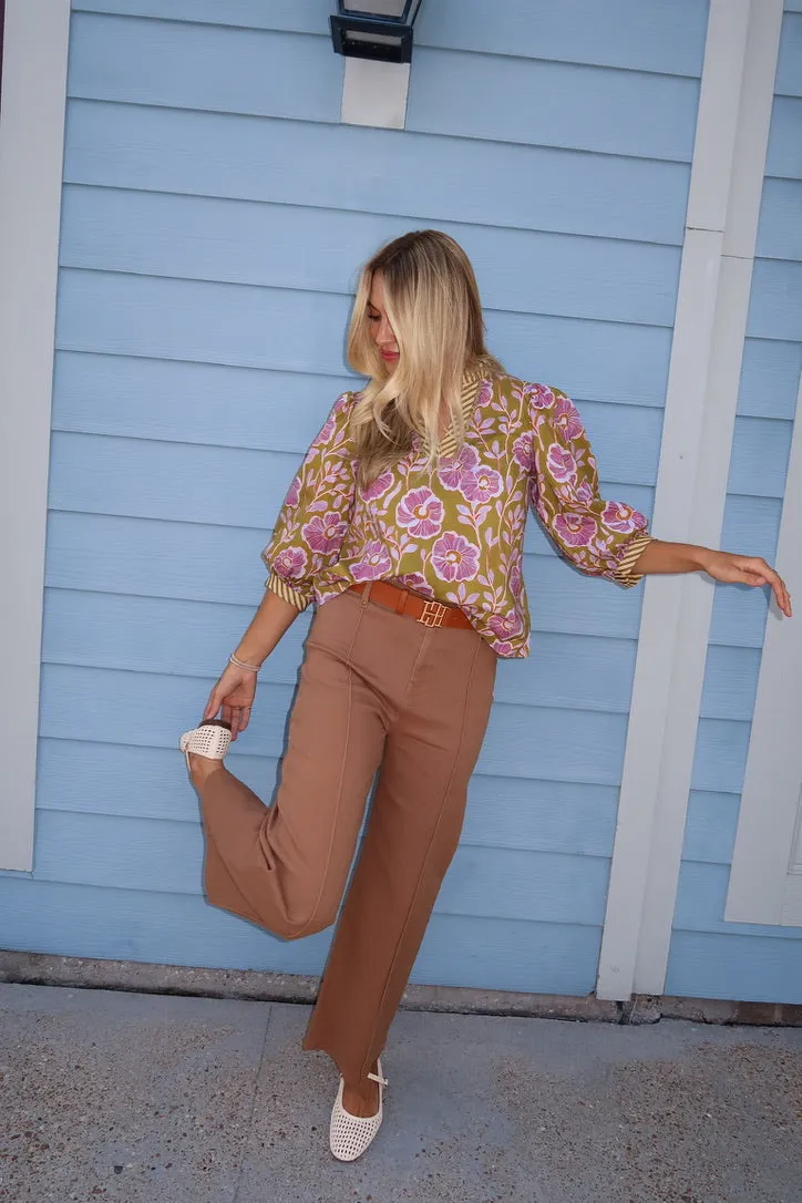 Blooming in Watercolor Top sold by Bella Rose boutique product image thumbnail 4