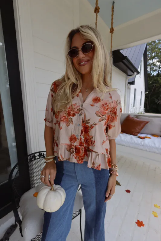 Fall In Bloom Top made by entro