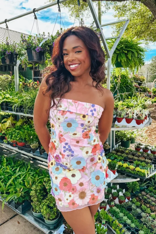 Showing Your Colors Floral Mini Dress sold by Bella Rose boutique