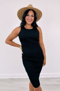 New Opportunity Awaits Ribbed Dress sold by Bella Rose boutique