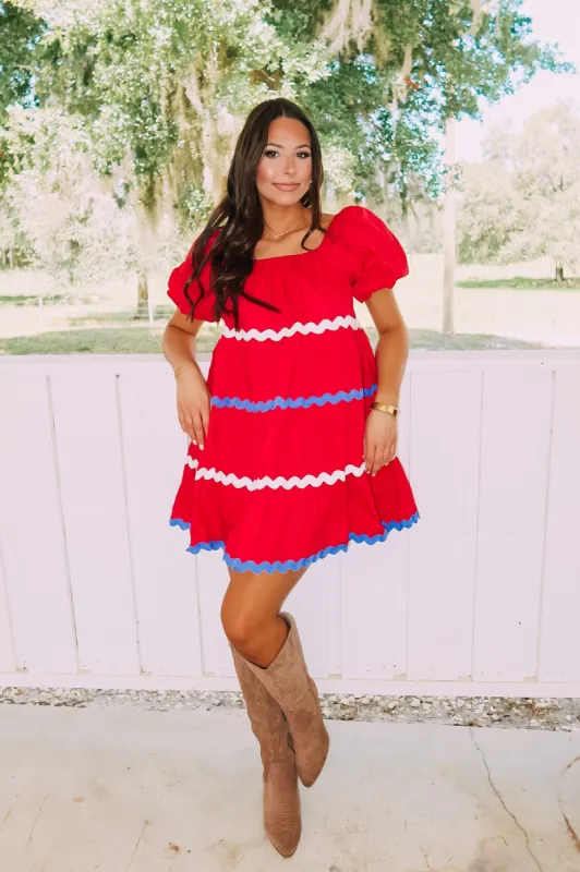 American Sweetheart Mini Dress sold by Bella Rose boutique