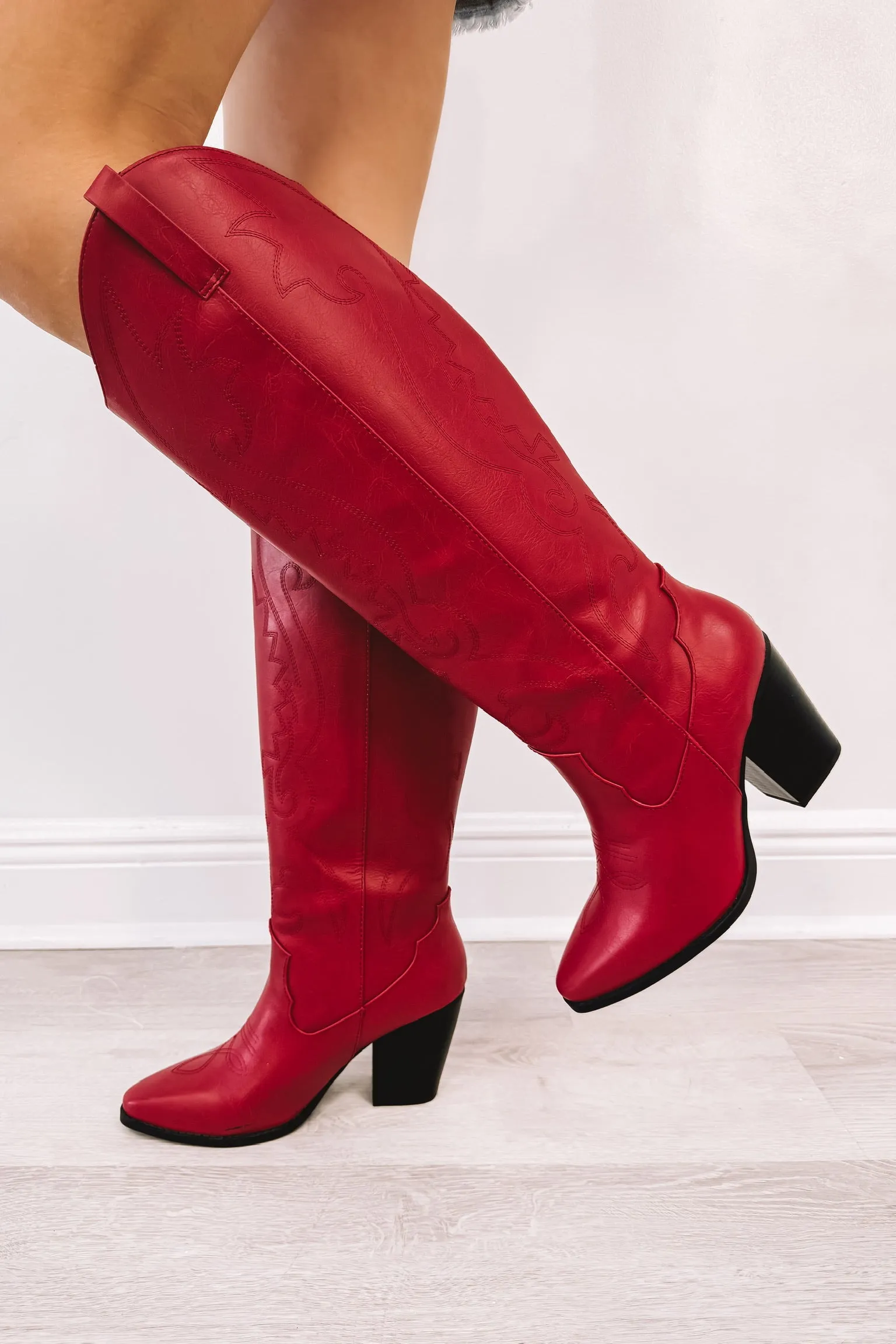 Boot Scootin' And Boogie Knee High Western Boot sold by Bella Rose boutique product image thumbnail 2