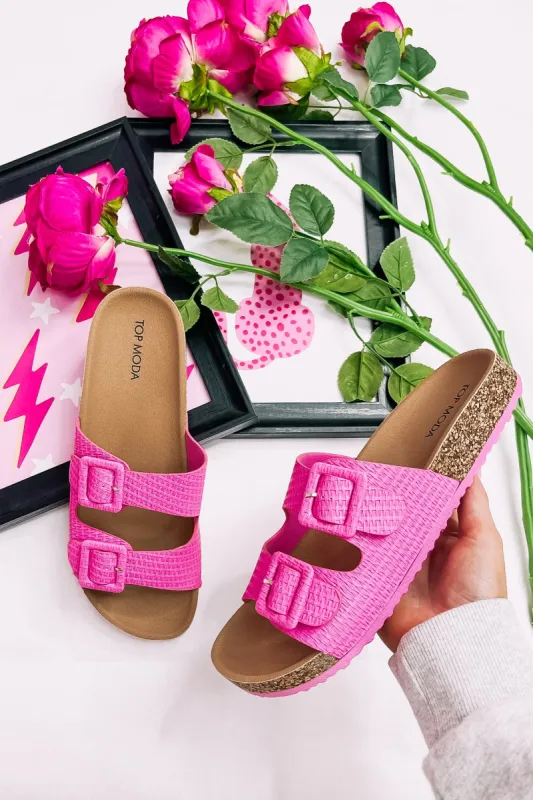 The Amara Double Strap Sandal sold by Bella Rose boutique
