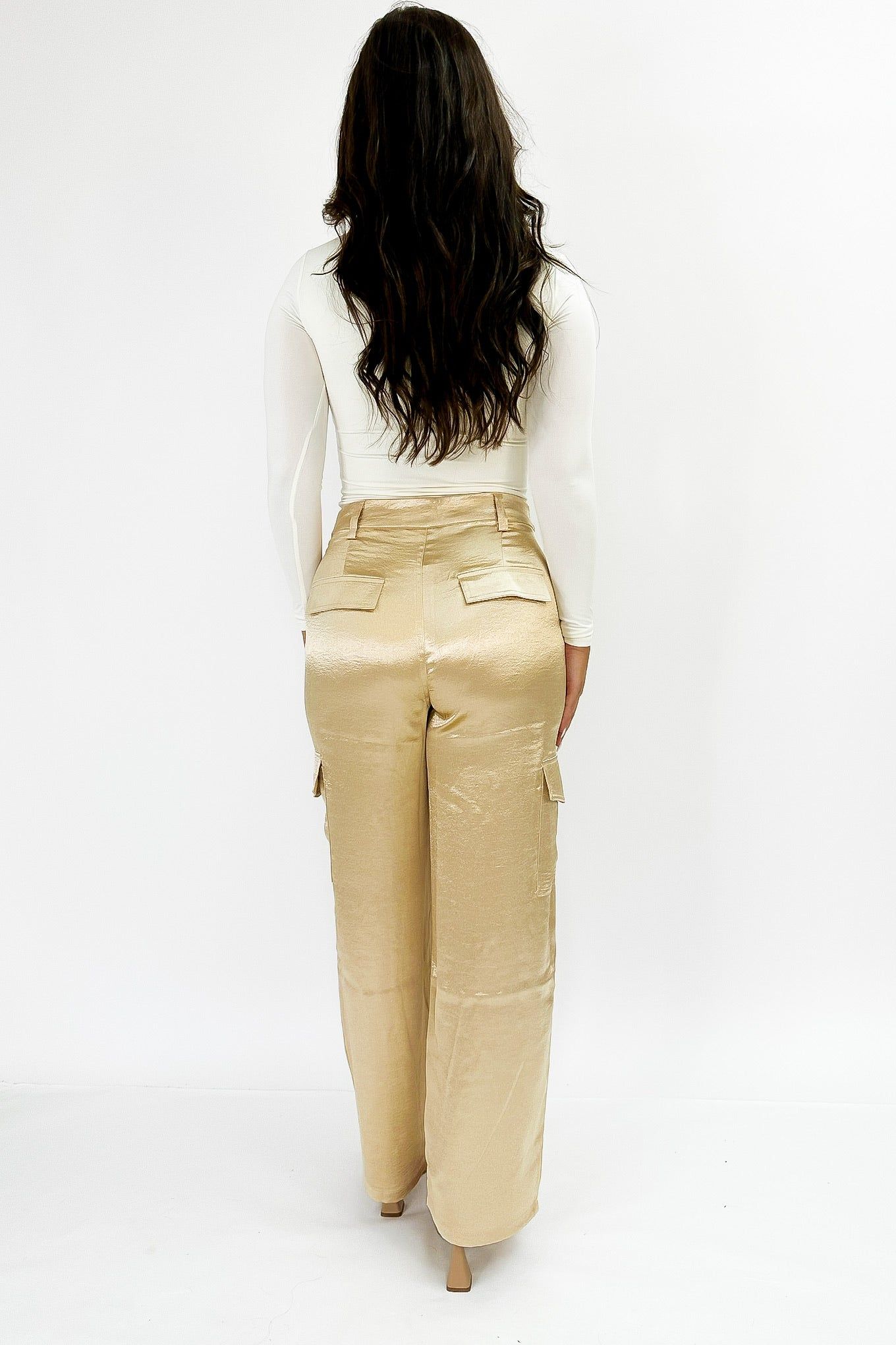 Pay No Mind High Rise Cargo Pant sold by Bella Rose boutique product image thumbnail 5