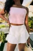 Clueless Wrap Denim Skort sold by Bella Rose boutique