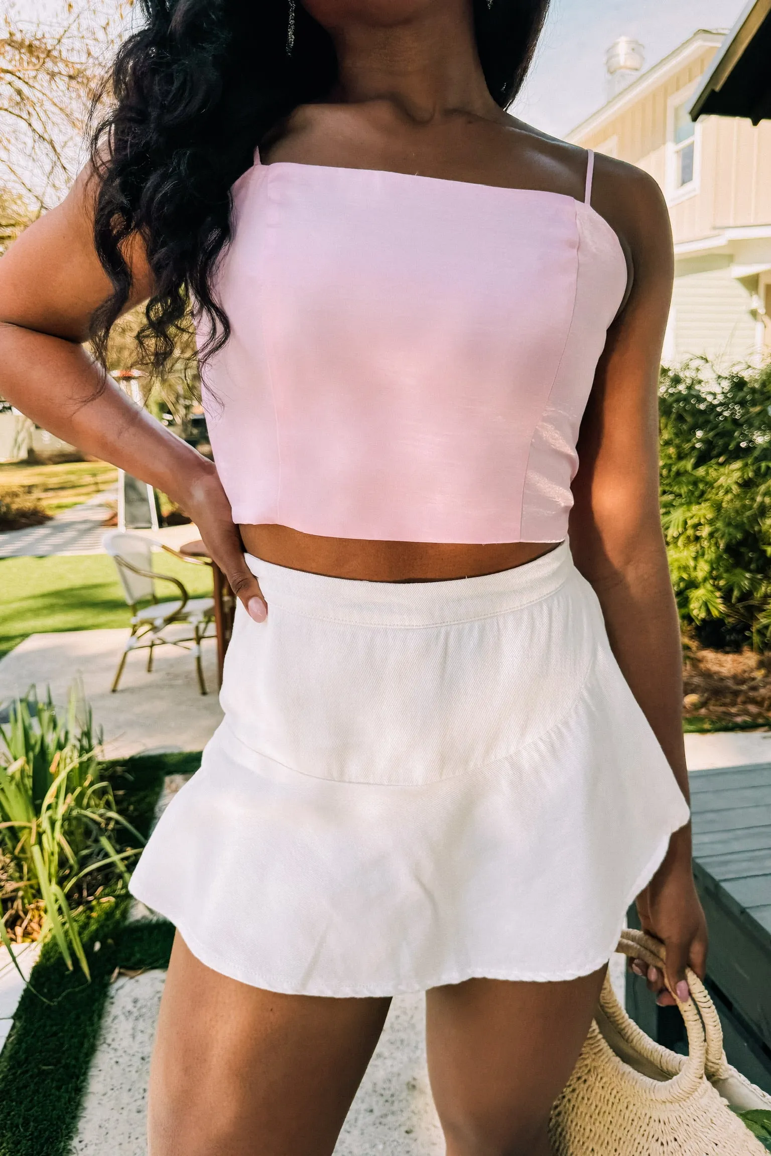 Clueless Wrap Denim Skort sold by Bella Rose boutique product image thumbnail 2