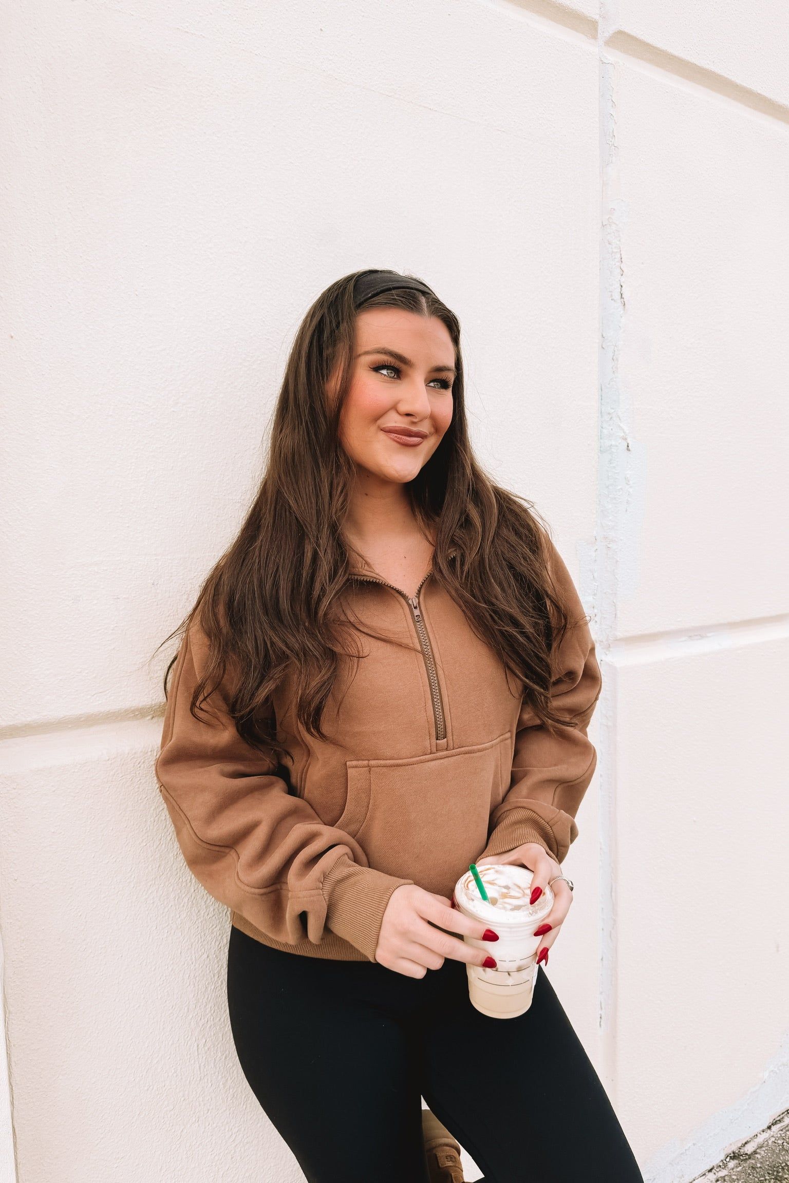 Worry Less Half Zip Pullover sold by Bella Rose boutique product image thumbnail 4