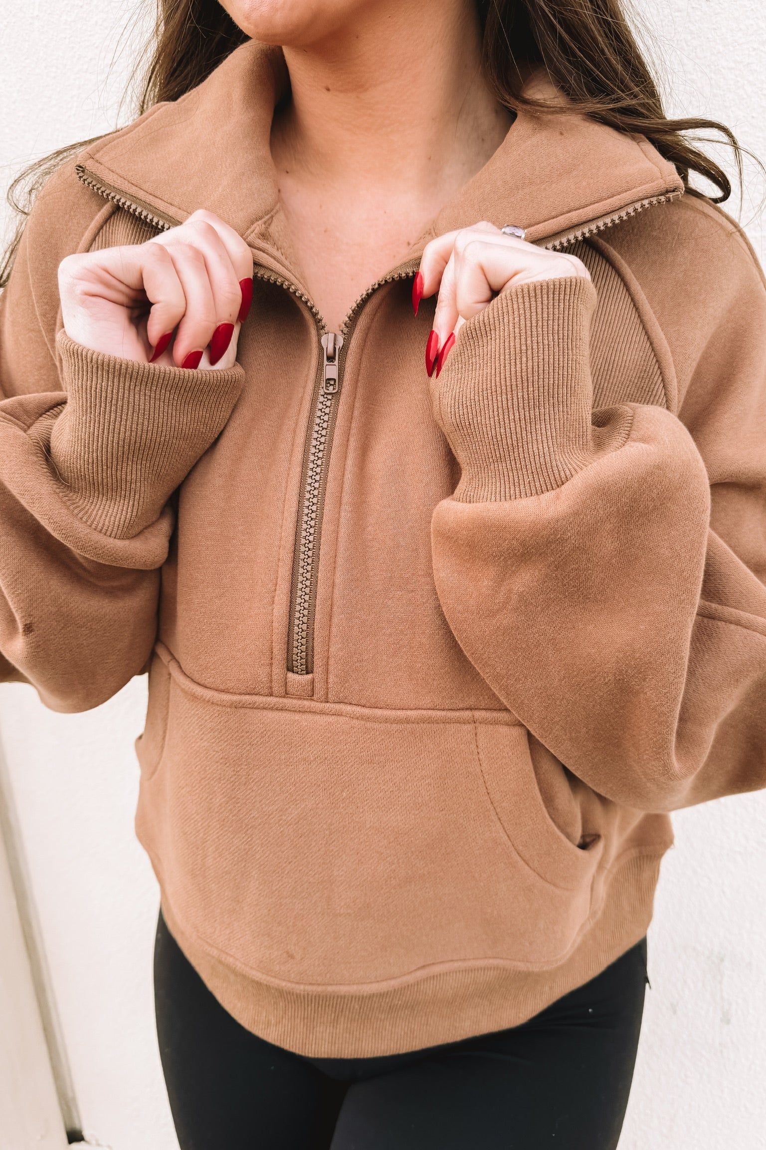 Worry Less Half Zip Pullover sold by Bella Rose boutique product image thumbnail 3