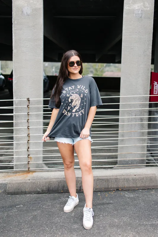 Stay Wild Roam Free Graphic Tee sold by Bella Rose boutique