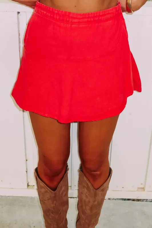 Feeling Untouchable Wrapped Skort sold by Bella Rose boutique