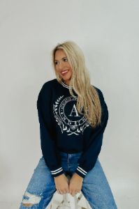 "A" For Athletic Department Sweatshirt sold by Bella Rose boutique