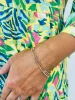 Glittering Impulse Gold Chain Bracelet sold by Bella Rose boutique