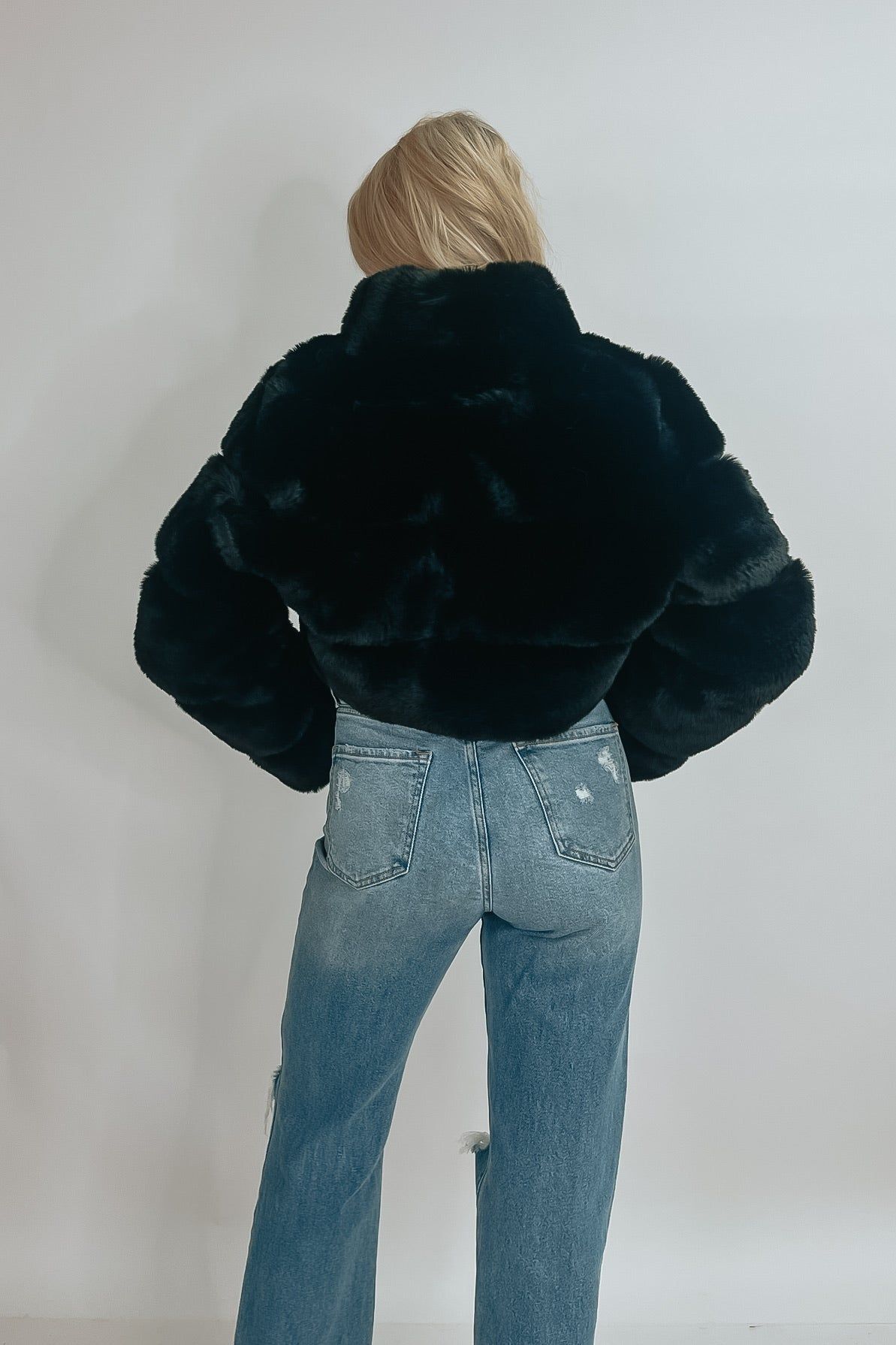 Glam Attitude Faux Fur Jacket sold by Bella Rose boutique product image thumbnail 4