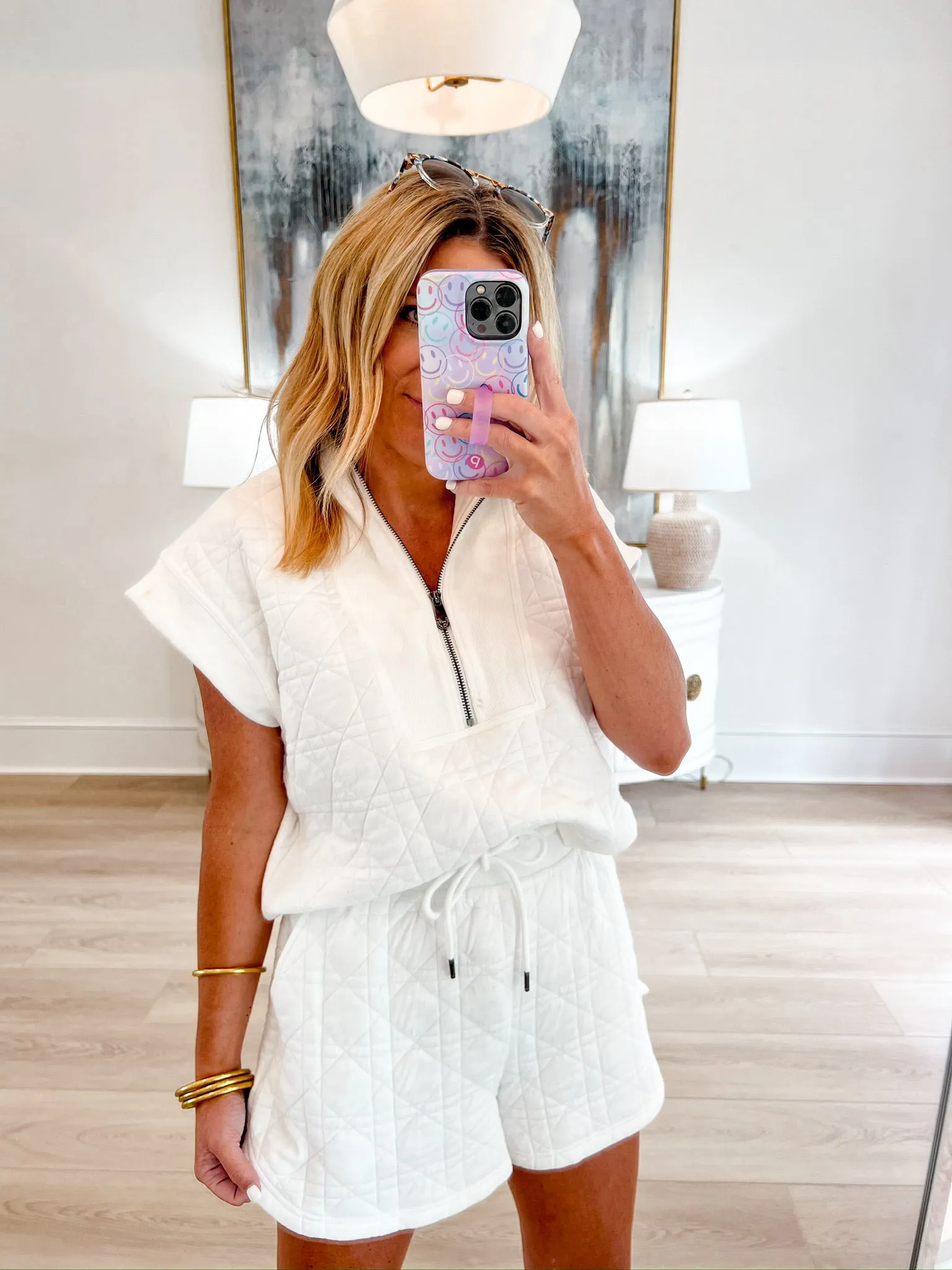 Lost In Your Thoughts Quilted Top sold by Bella Rose boutique