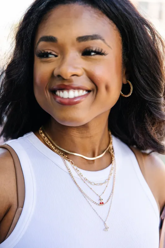 5 Piece Assorted Butterfly & Cherry Necklace Set (LAST ONE) sold by Bella Rose boutique